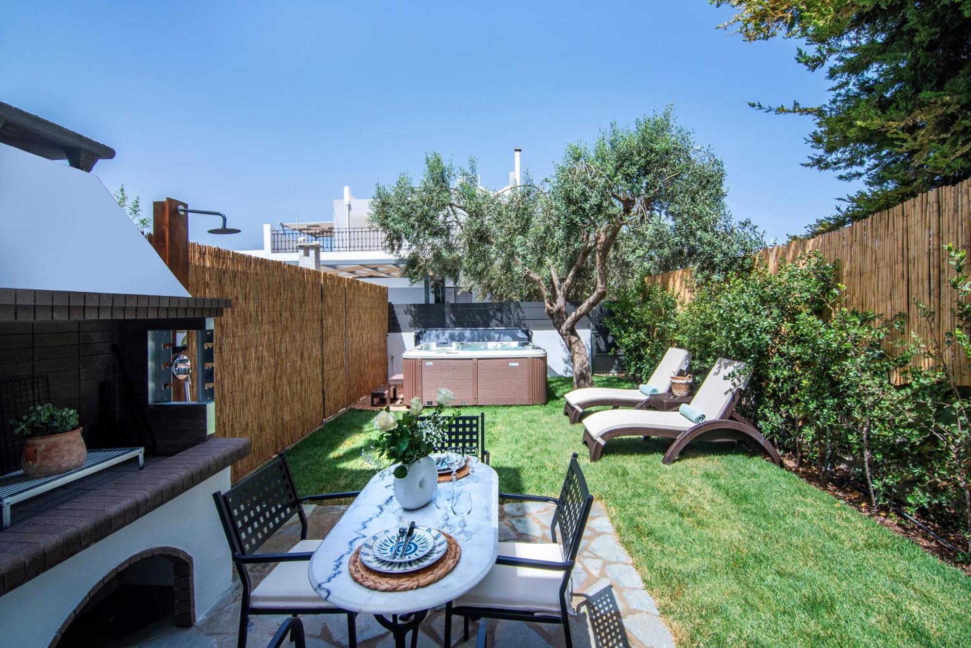Olive Spa House Aegina Bagian luar foto